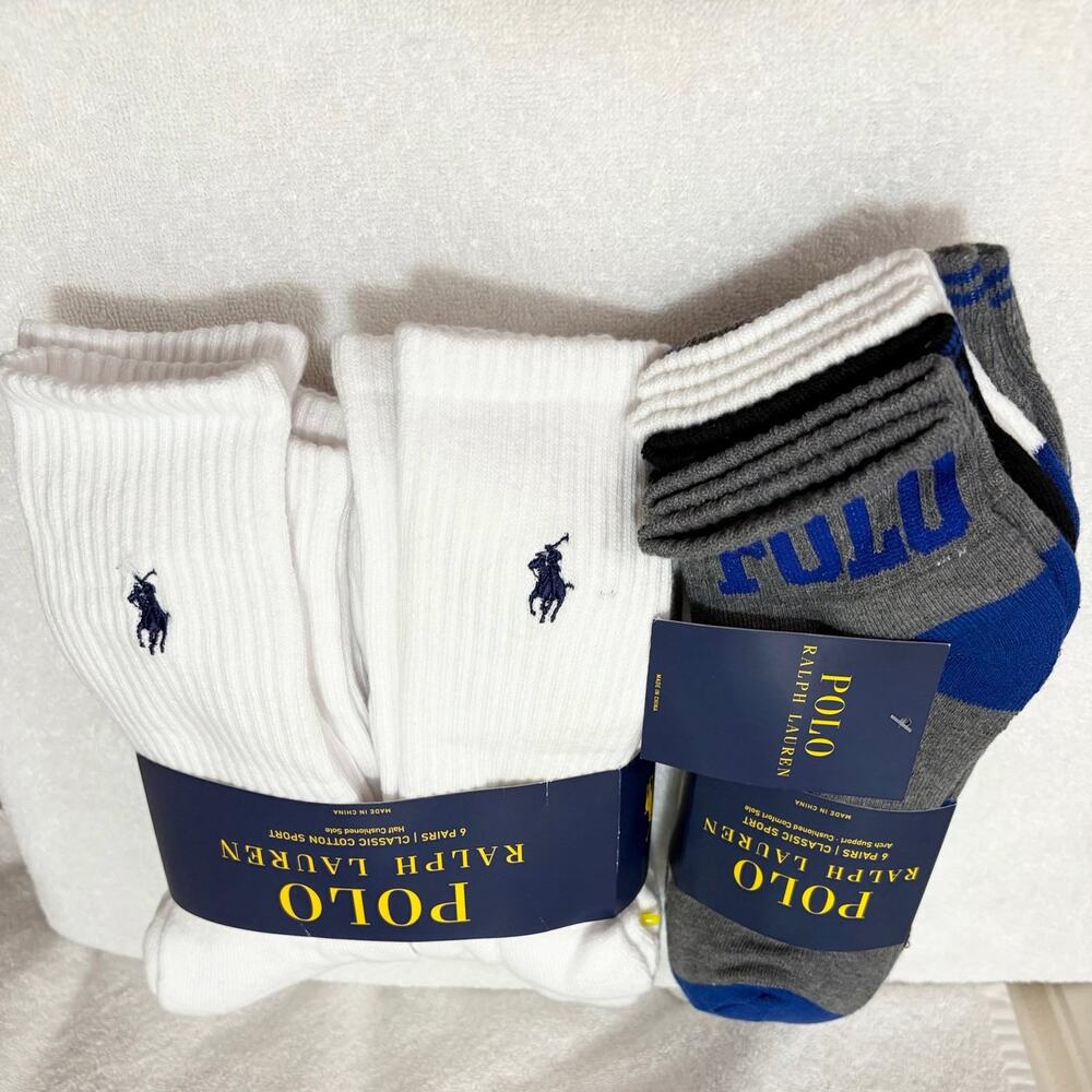 Polo Ralph Lauren Sock Bundle- 12 pairs total - Picture 3 of 11